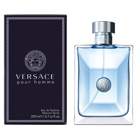 versace pour de homme 200ml|Versace aftershave 200ml.